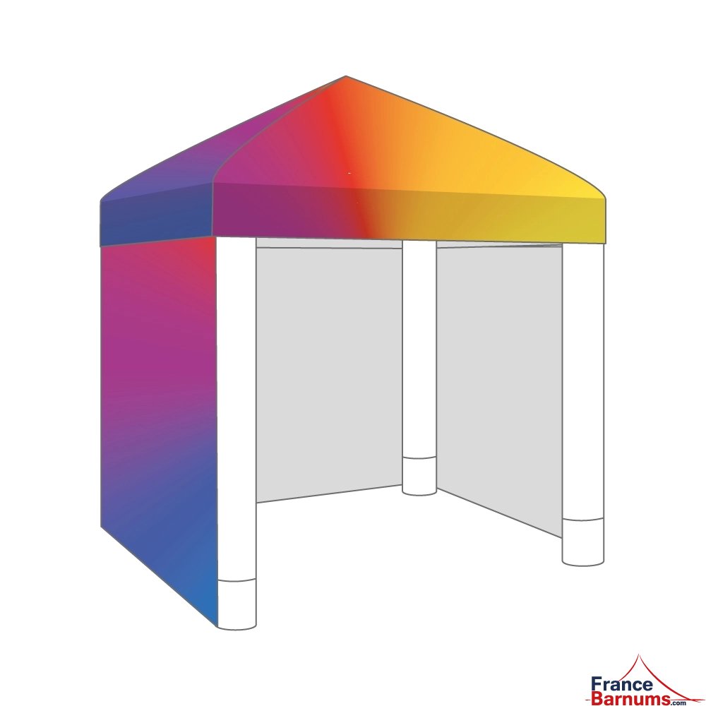 Barnum gonflable imprimable avec pack murs Barnum gonflable imprimable avec pack murs