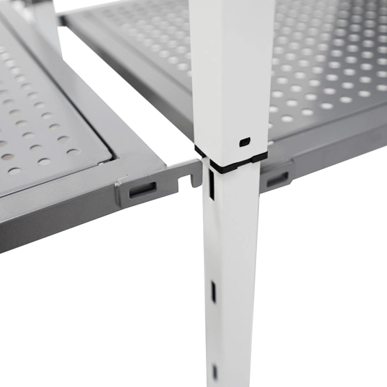 structure pliante de la table comptoir de 4m sur 2 niveaux de 40cm et ses encoches pour le second niveau structure pliante de la table comptoir de 4m sur 2 niveaux de 40cm et ses encoches pour le second niveau