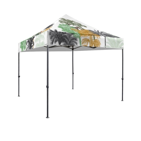 Impressions sur toits de barnums pliants Collection CAPSULE été 2024 - Série JUNGLE - Acier Paddock