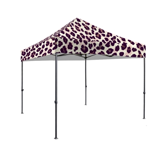 Barnum imprimé léopard acier paddock