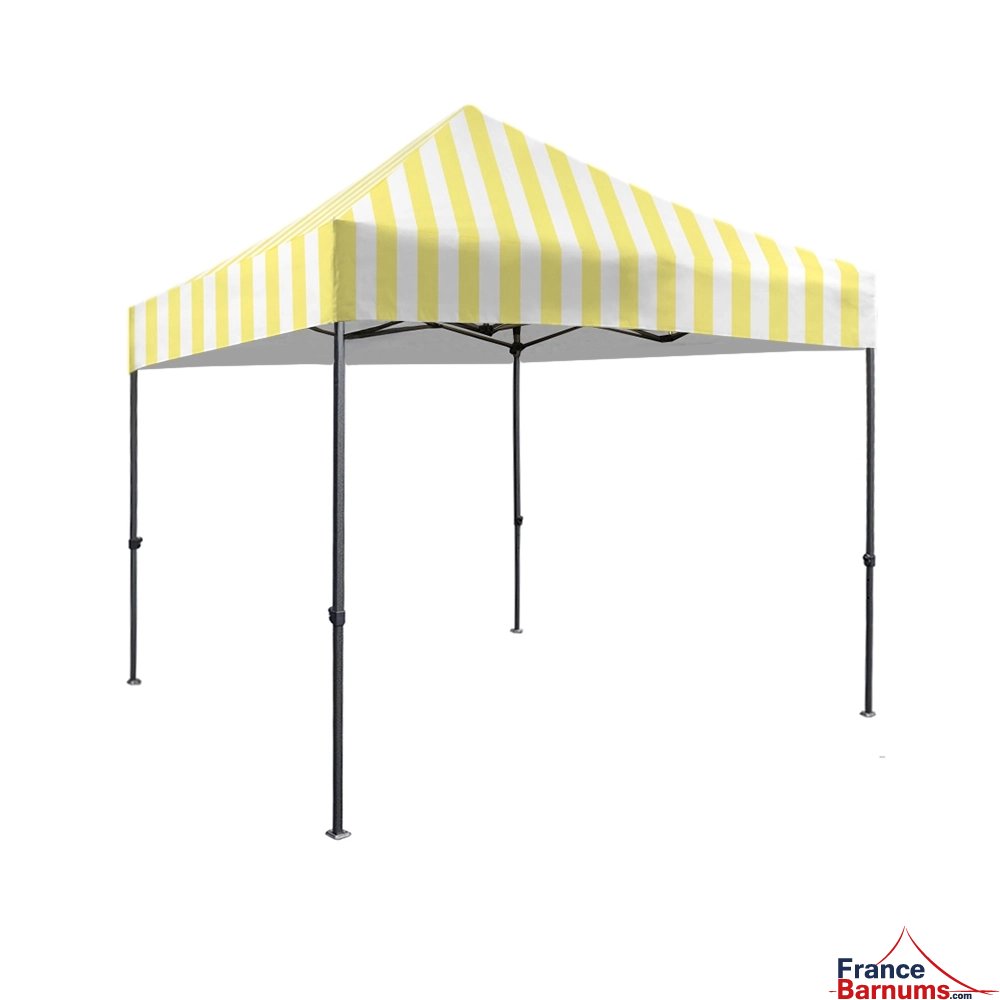 Impressions sur toits de barnums pliants Collection CAPSULE été 2024 - Série SUNNY - Acier Paddock