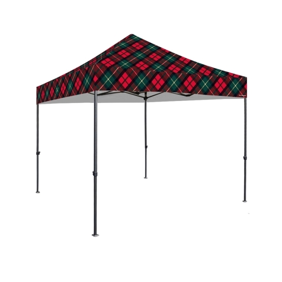 Barnum Pliant toit seul imprimé Tartan - acier paddock