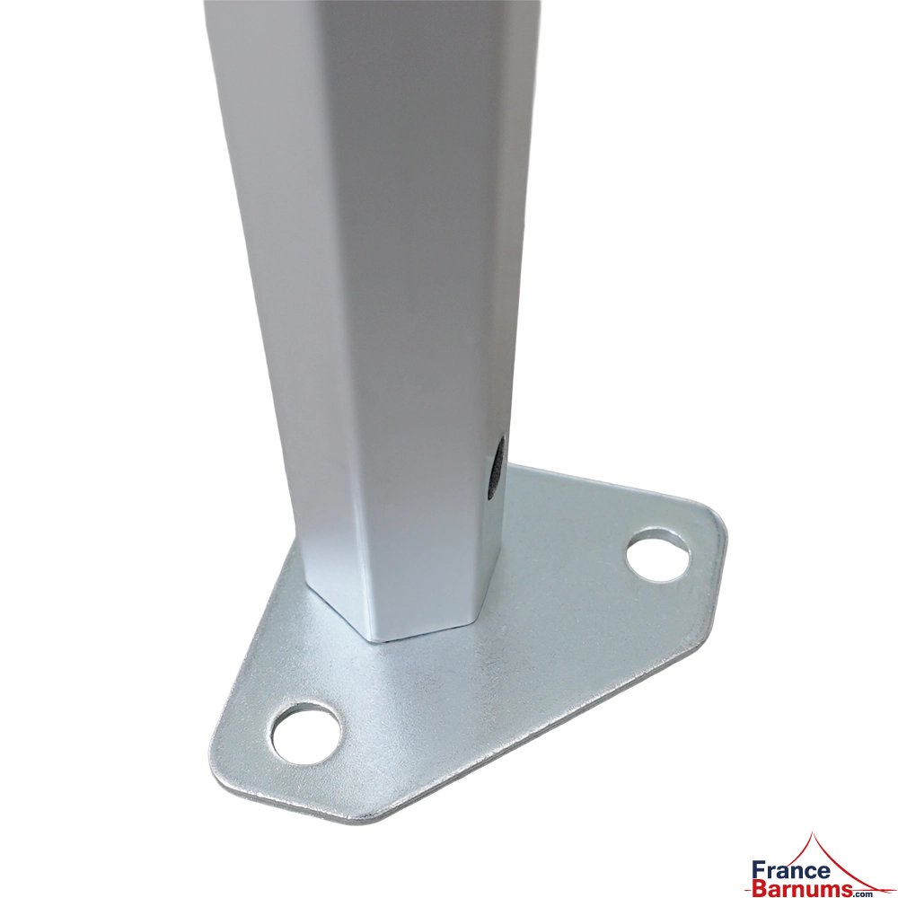 Platine de pied barnum pliant alu 3m x 3m