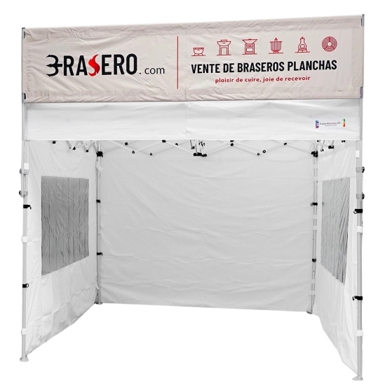 Support de communication personnalisé pour barnum de 3m