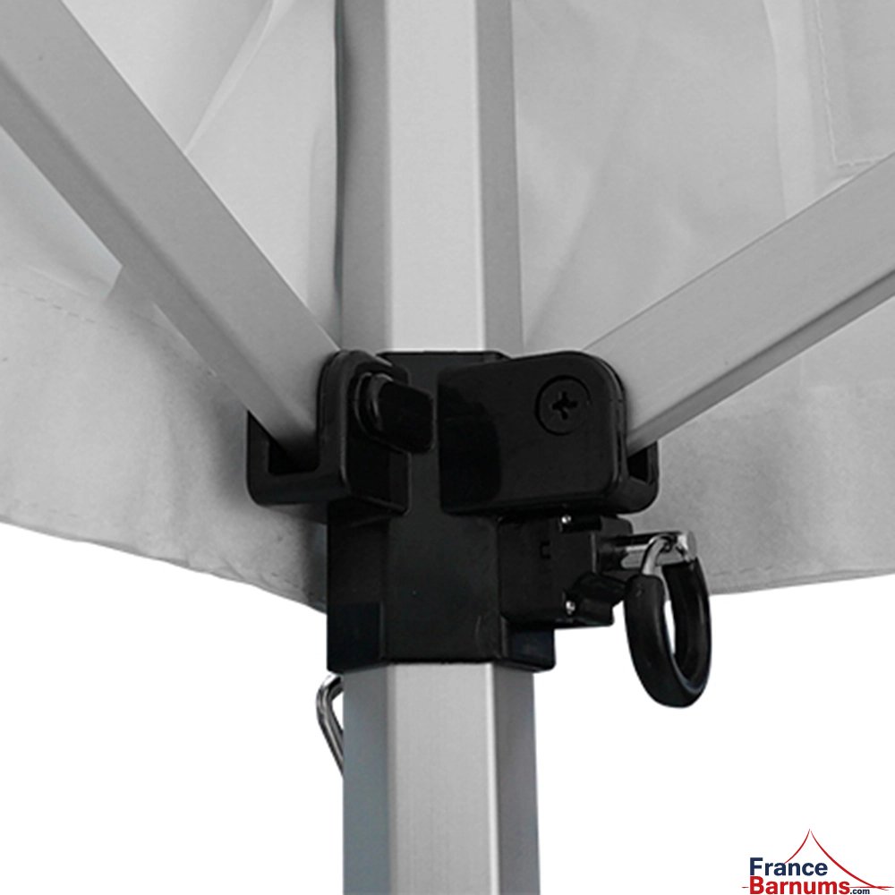 Blocage avec goupilles ergonomiques barnum pliant alu 3m x 3m