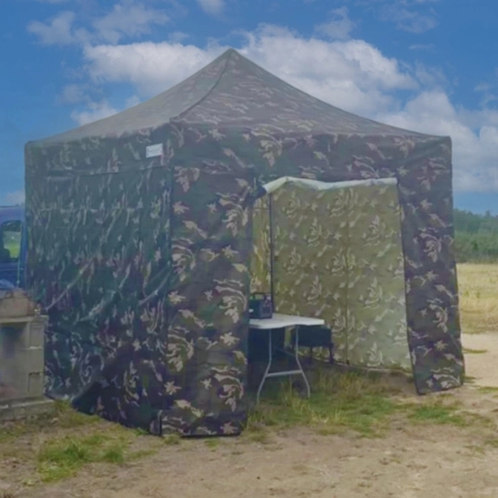 Barnum Alu pro 45 Luxe camouflage avec murs pleins