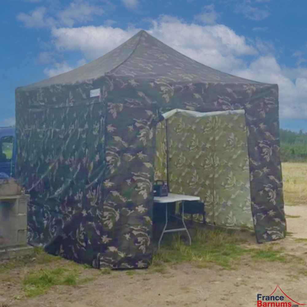 Barnum Alu pro 45 Luxe camouflage avec murs pleins