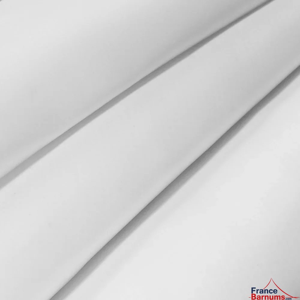 Bâche de toit en PVC 580 g/m2 de couleur blanche