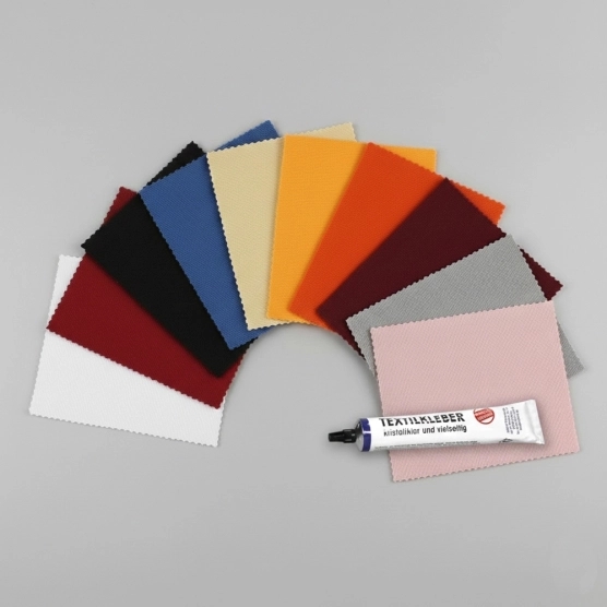 Eventail de coupons de bâche Polyester enduction PVC 380g