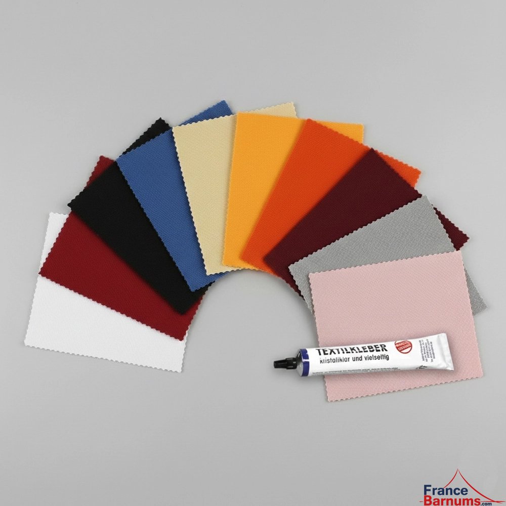 Kit de réparation de bâche Polyester 380g/m² pour barnum pliant