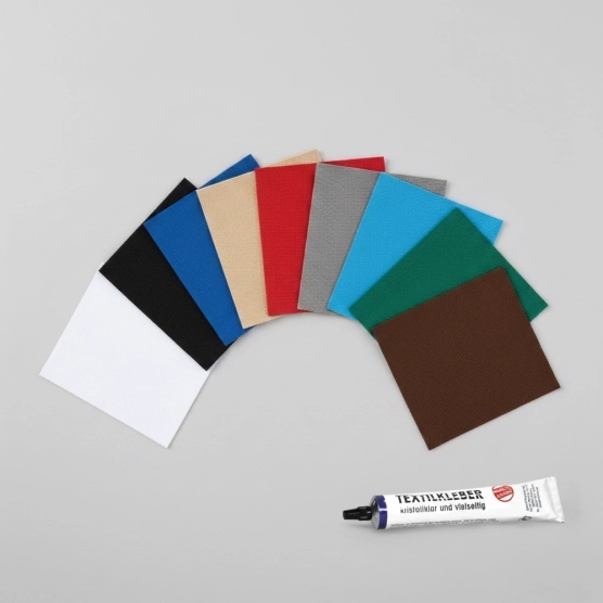 Eventail de coupons de bâche Polyester enduction PVC 320g