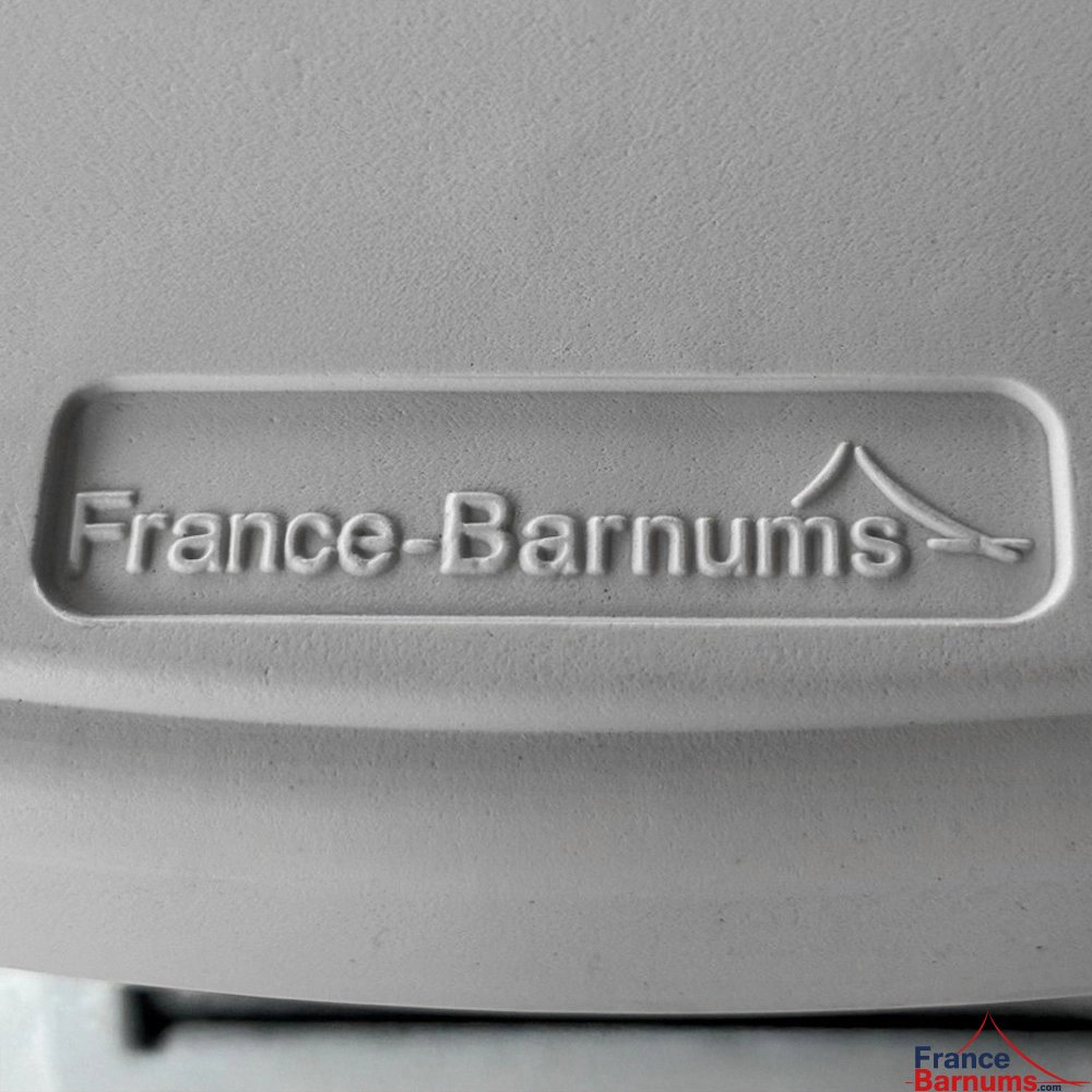 chaise mange debout pliante gris logo