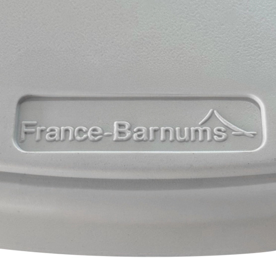 chaise mange debout pliante blanc logo