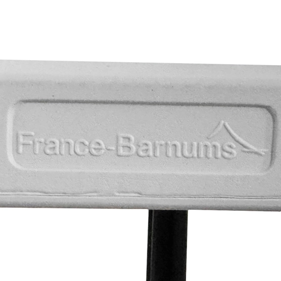 table pliante blanche logo