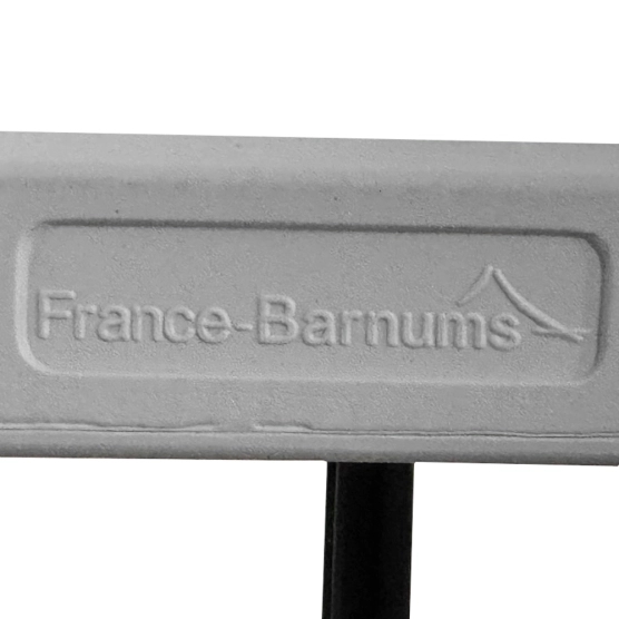 table pliante grise logo