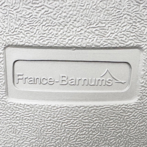 chaise pliante blanche logo