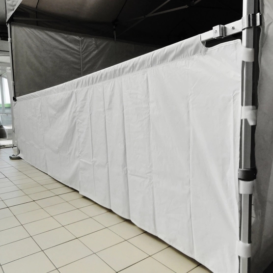 Demi-paroi de 3m en 580gr/m² pour barnum pliant