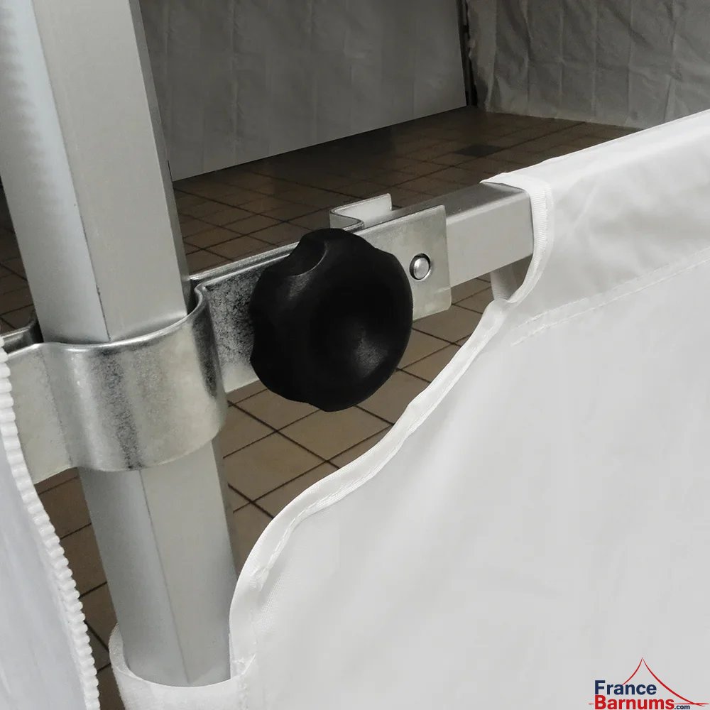 Demi-paroi de 3m en 580gr/m² pour barnum pliant