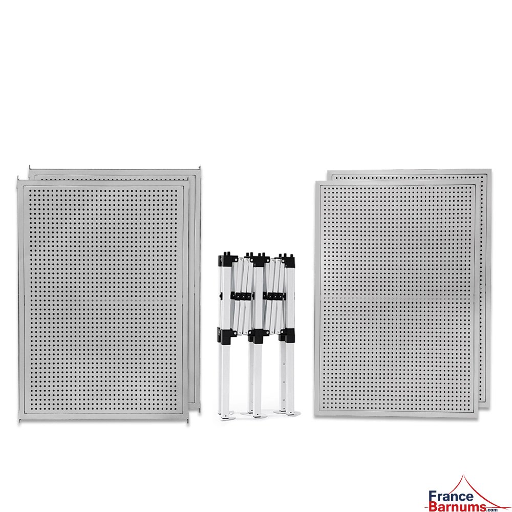 Faible Encombrement pliée de la table comptoir pliante de 2m de long et de 70cm de large