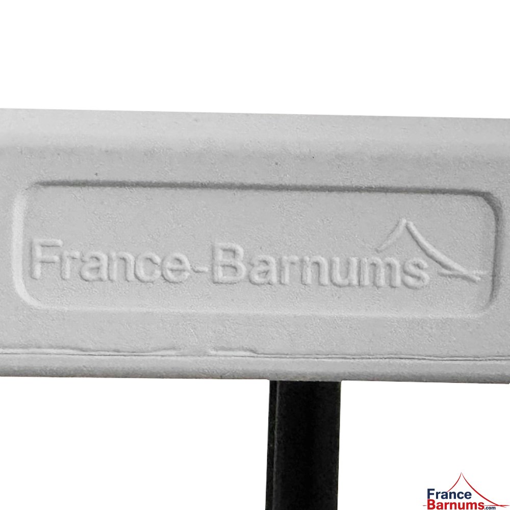 gravure banc pliant blanc