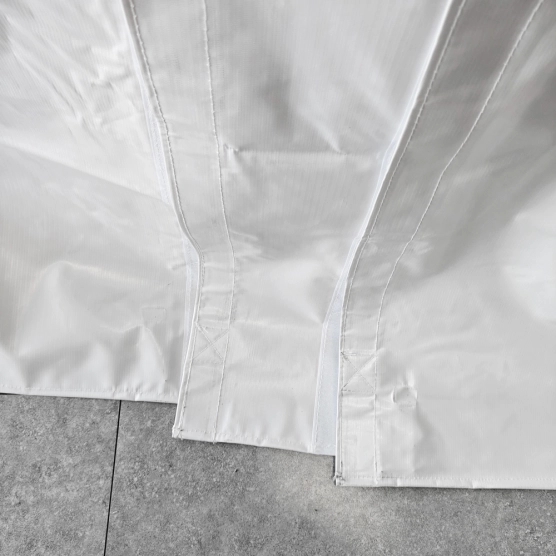 Bâche de jonction pour tentes pliantes en PVC 580g/m²  avec attaches velcro