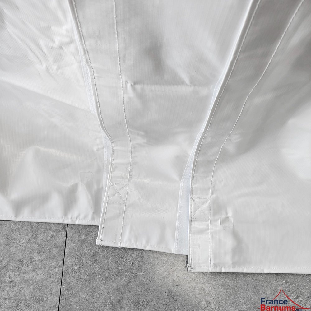 Bâche de jonction pour tentes pliantes en PVC 580g/m²  avec attaches velcro