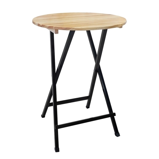 Table bistrot ronde d'une hauteur de 110cm