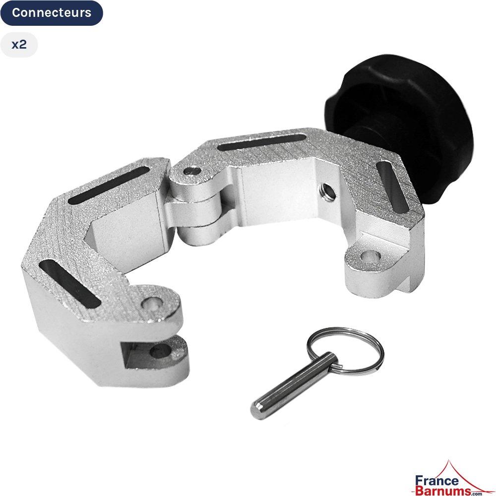 Connecteur 55 pour pack complet tente pliante buvette Alu Pro 55 Prestige