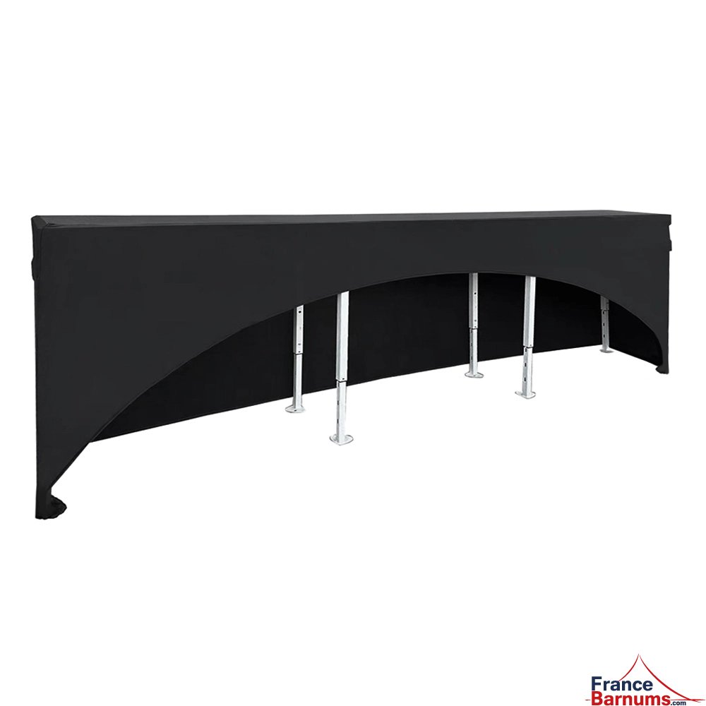 Housse de comptoir acier de 3m de long et 40cm de large