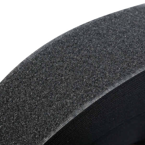 Rouleau de velcro de 2,5m pour bâche de barnum pliant - Côté "Velours" Noir