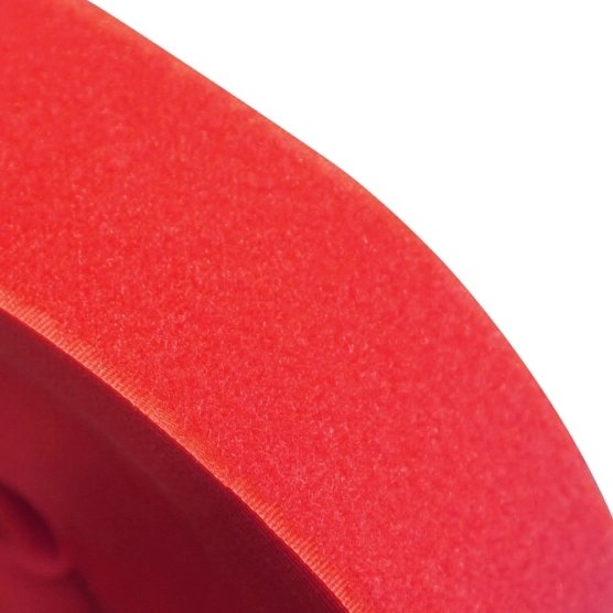 Rouleau de velcro de 2,5m pour bâche de barnum pliant - Côté "Velours" Rouge