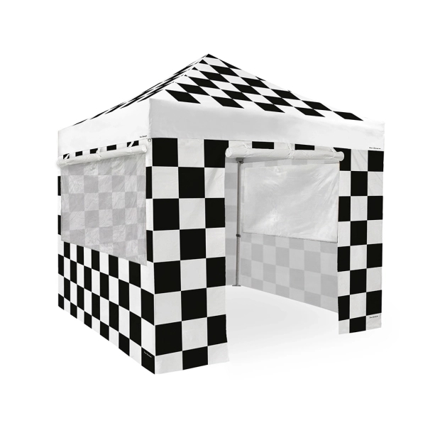 Barnum pliant imprimé - Capsule RACING - 3mx3m - Pack Fenêtres Spécial
