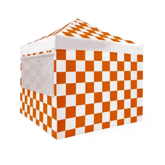 version 3d barnum pliant capsule RACING ORANGE avec pack fenêtres spécial