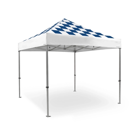 version 3d barnum pliant Capsule RACING BLEU avec toit seul structure 45 luxe