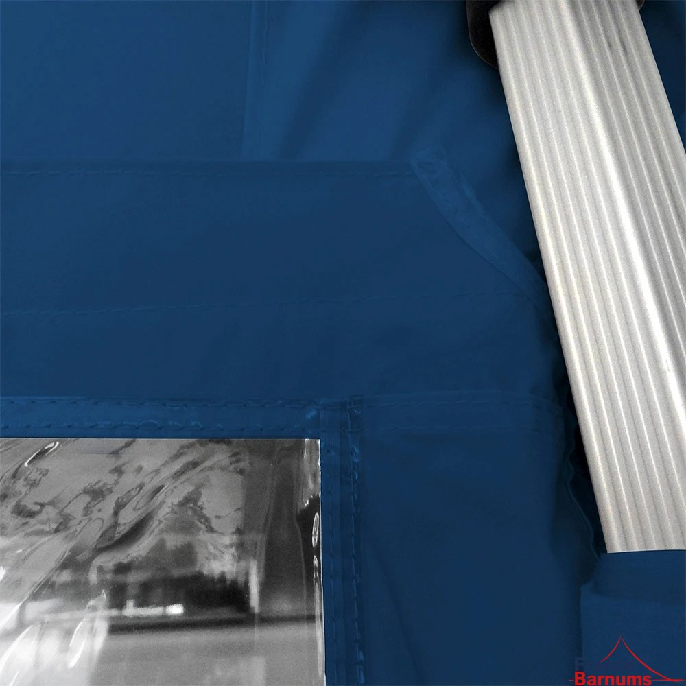 accroche velcro cloison transparente bleue