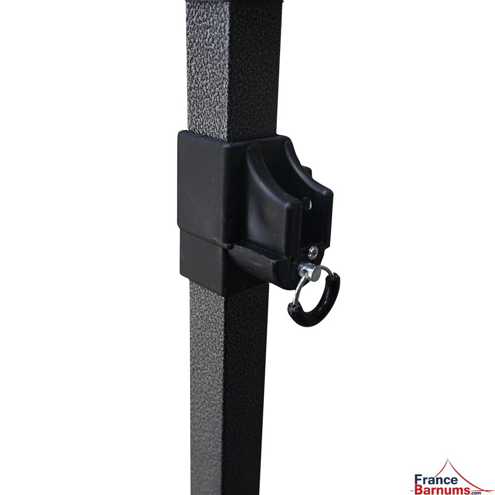 Pied d'angle avec goupille pour barnum pliant Acier Paddock 3x3m 3x4,5m