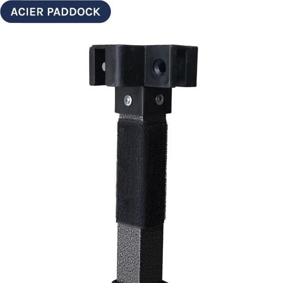 Pied d'angle avec goupille pour barnum pliant Acier Paddock 3x3m 3x4,5m