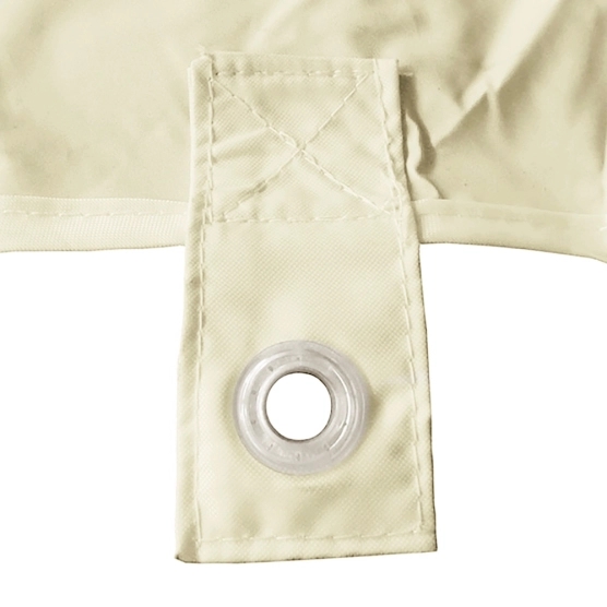 Œillet d'ancrage pour mur fenêtre panoramique transparente - beige