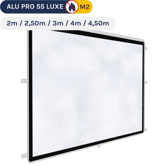 Paroi transparente en PVC 580gr/m²