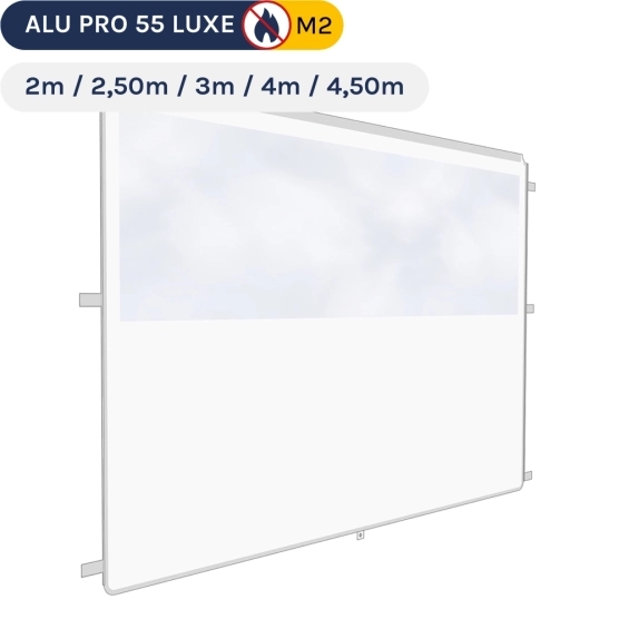 Mur fenêtre panoramique transparente en PVC 580gr/m²