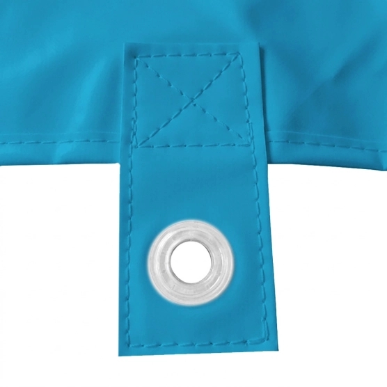 Œillet d'ancrage pour paroi transparente bleu ciel
