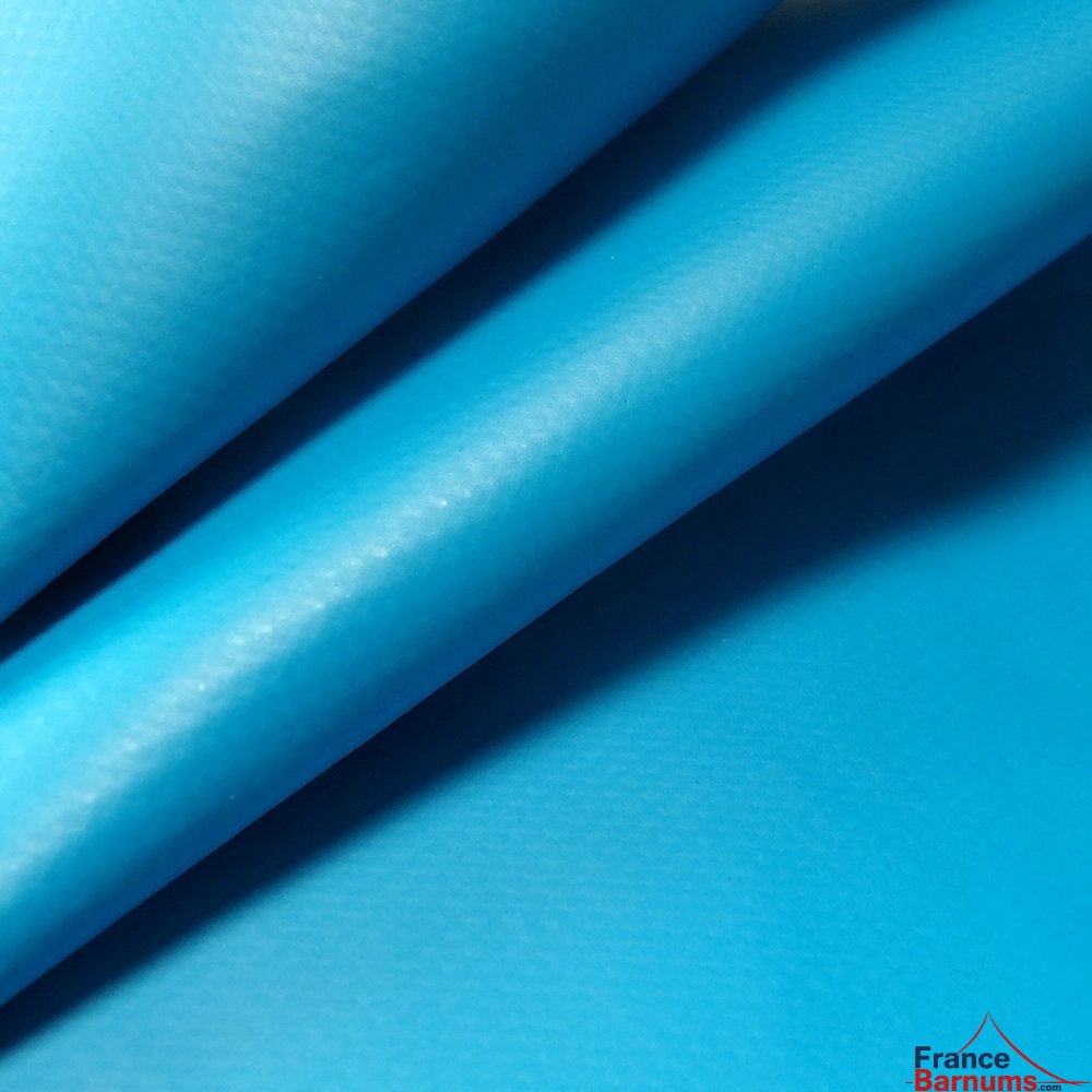 Bâche PVC paroi transparente bleu ciel