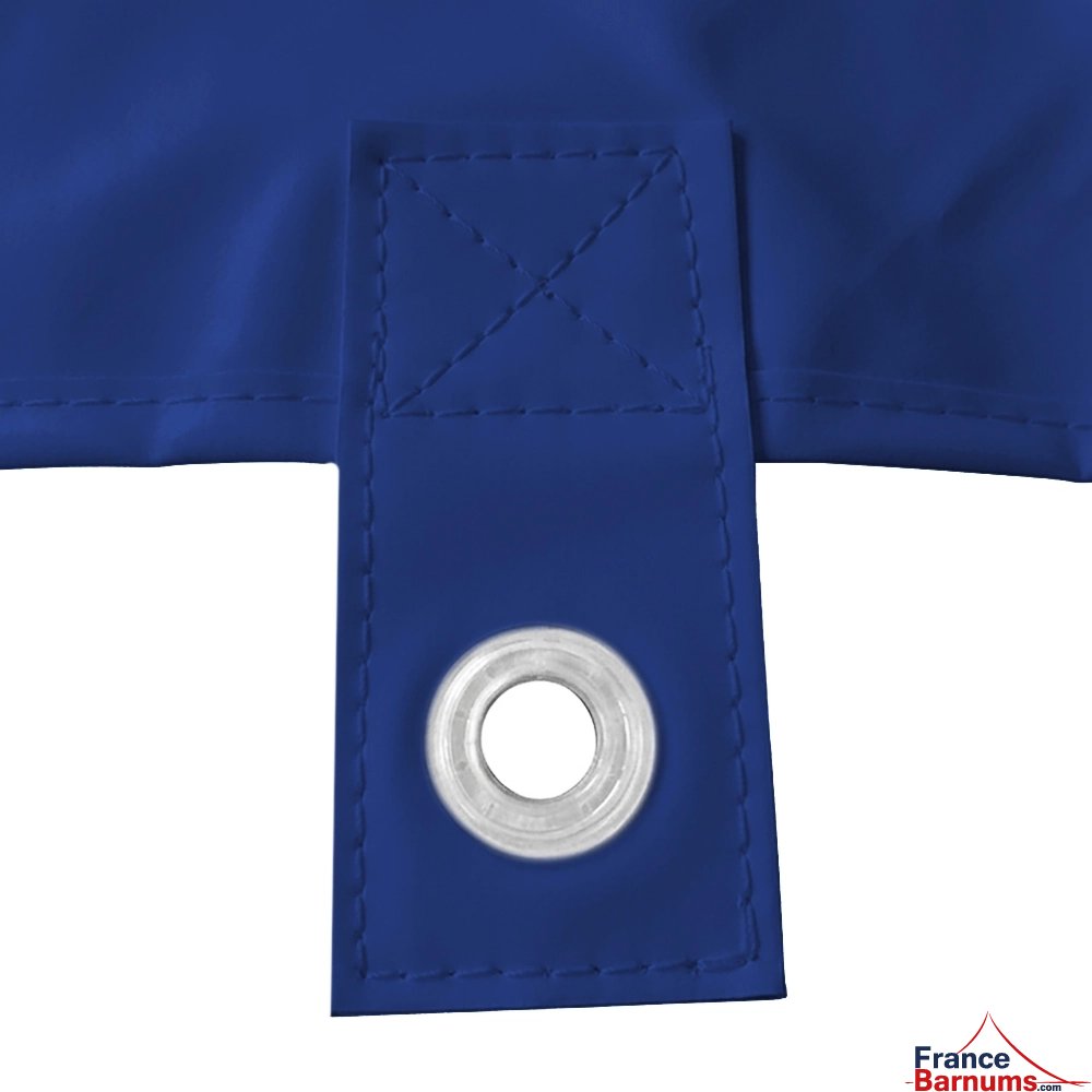 Œillet de la paroi transparente en PVC 580g/m²