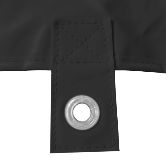 Œillet de paroi en PVC 580g/m² noire