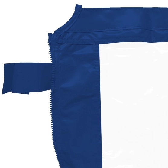 Velcro de paroi avec fenêtre panoramique transparente bleue en PVC de 580g/m²