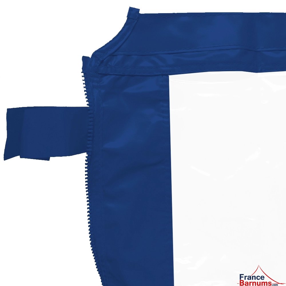 Velcro de paroi avec fenêtre panoramique transparente bleue en PVC de 580g/m²
