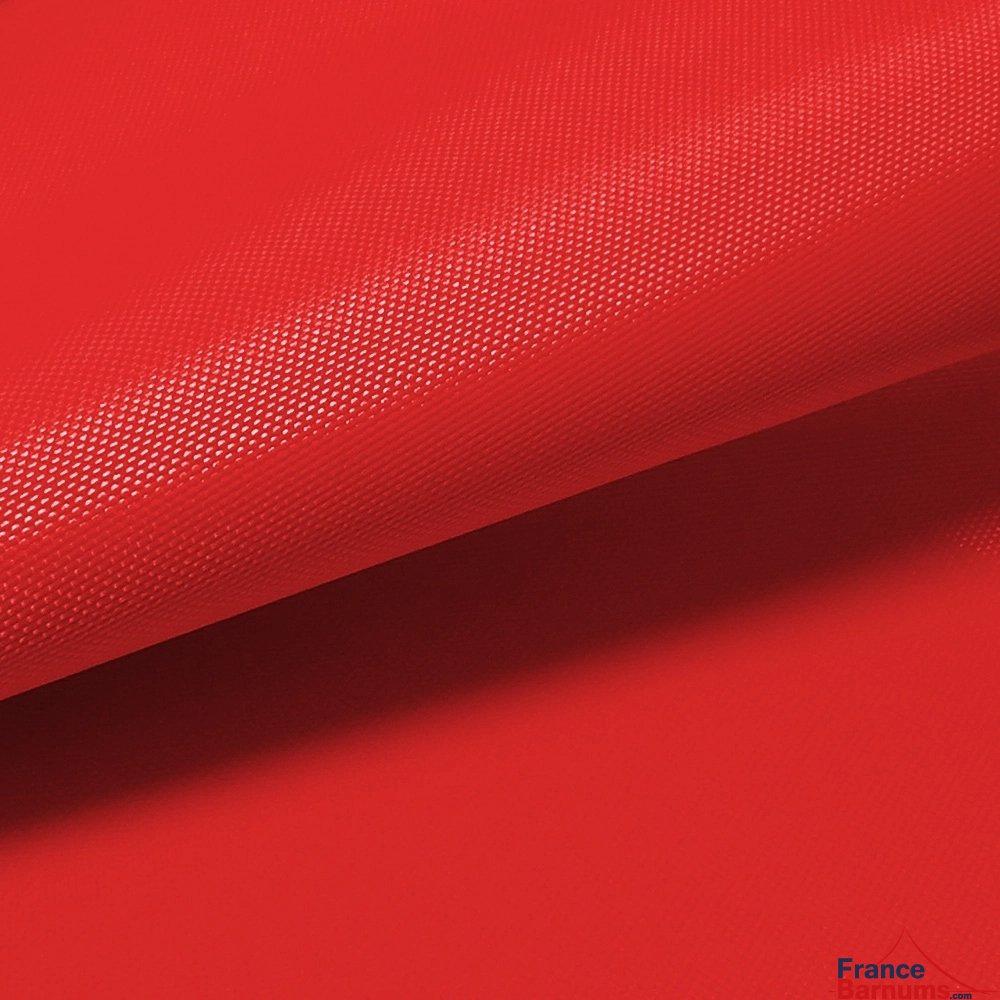 Bâche rouge en polyester de 380g/m²