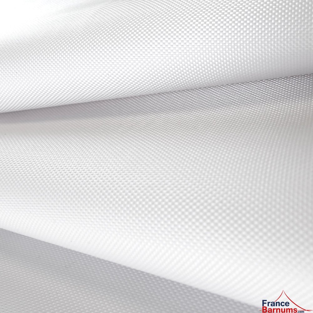 Bâche blanche en Polyester de 380g/m² avec enduction PVC