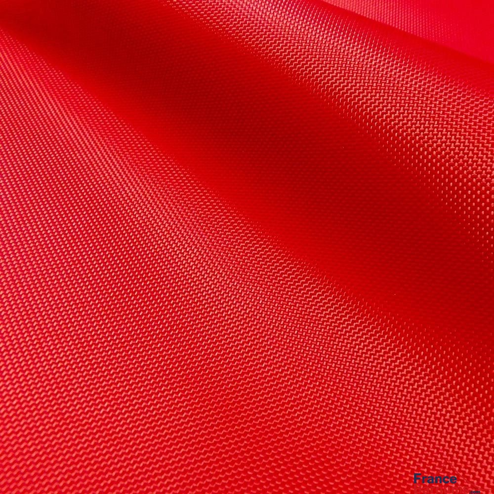 Bâche rouge en Polyester de 380g/m² avec enduction PVC