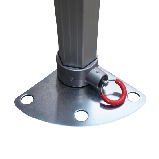 Pied d'angle pour barnum pliant Alu Pro 55 ECO 520 3x3m 3x4,5m 3x6m